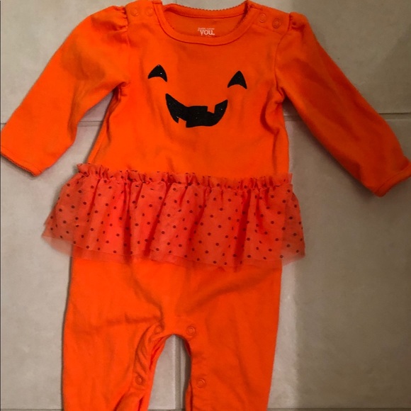 carters pumpkin pajamas